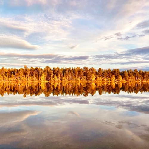 Tiny lake near Inari